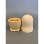 Деревянная заготовка матрешки 1 кукольная (разборная) 17 см